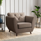 Fauteuil Edison en velours