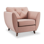 Fauteuil Edison en velours
