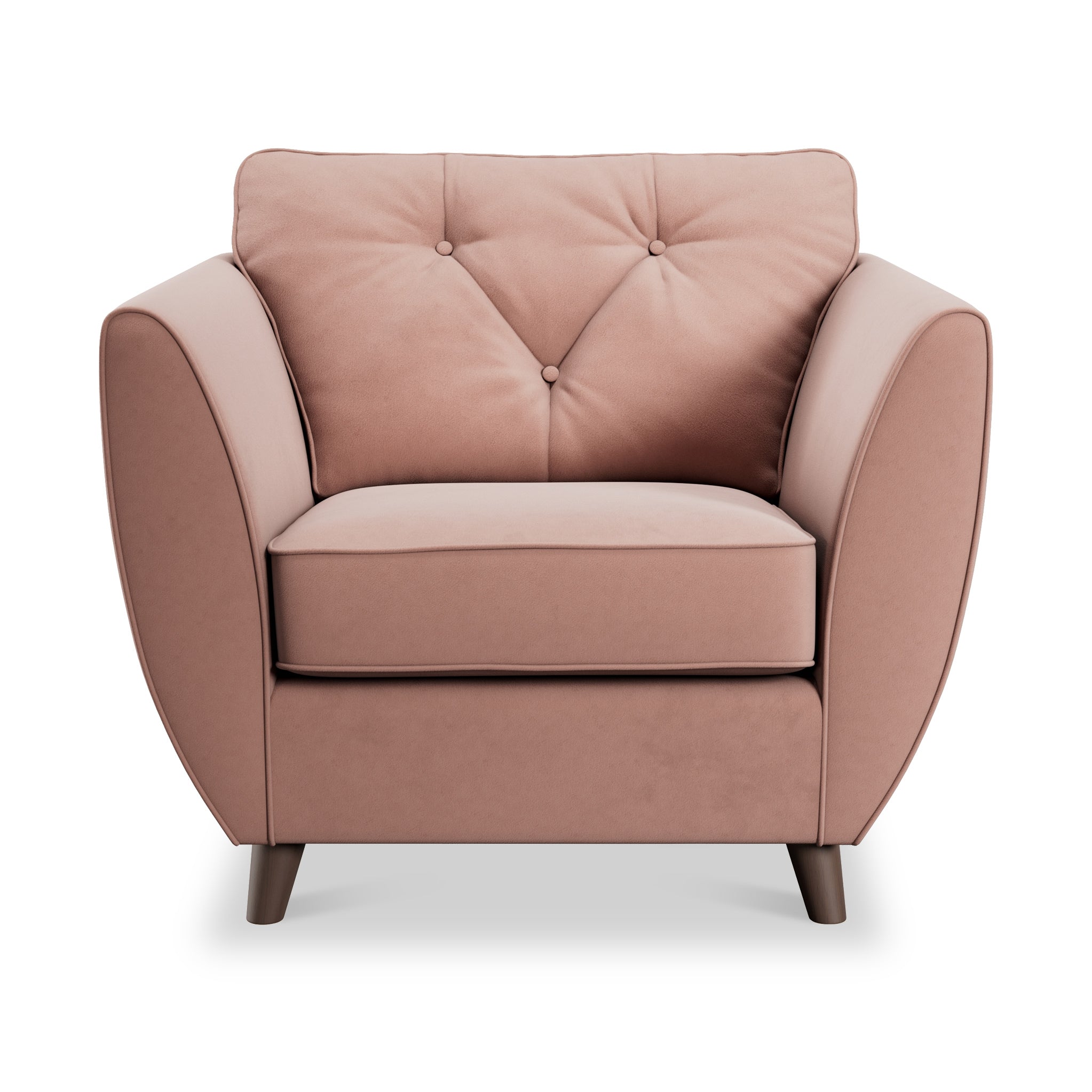 Fauteuil Edison en velours