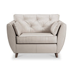 Fauteuil douillet en cuir Edison