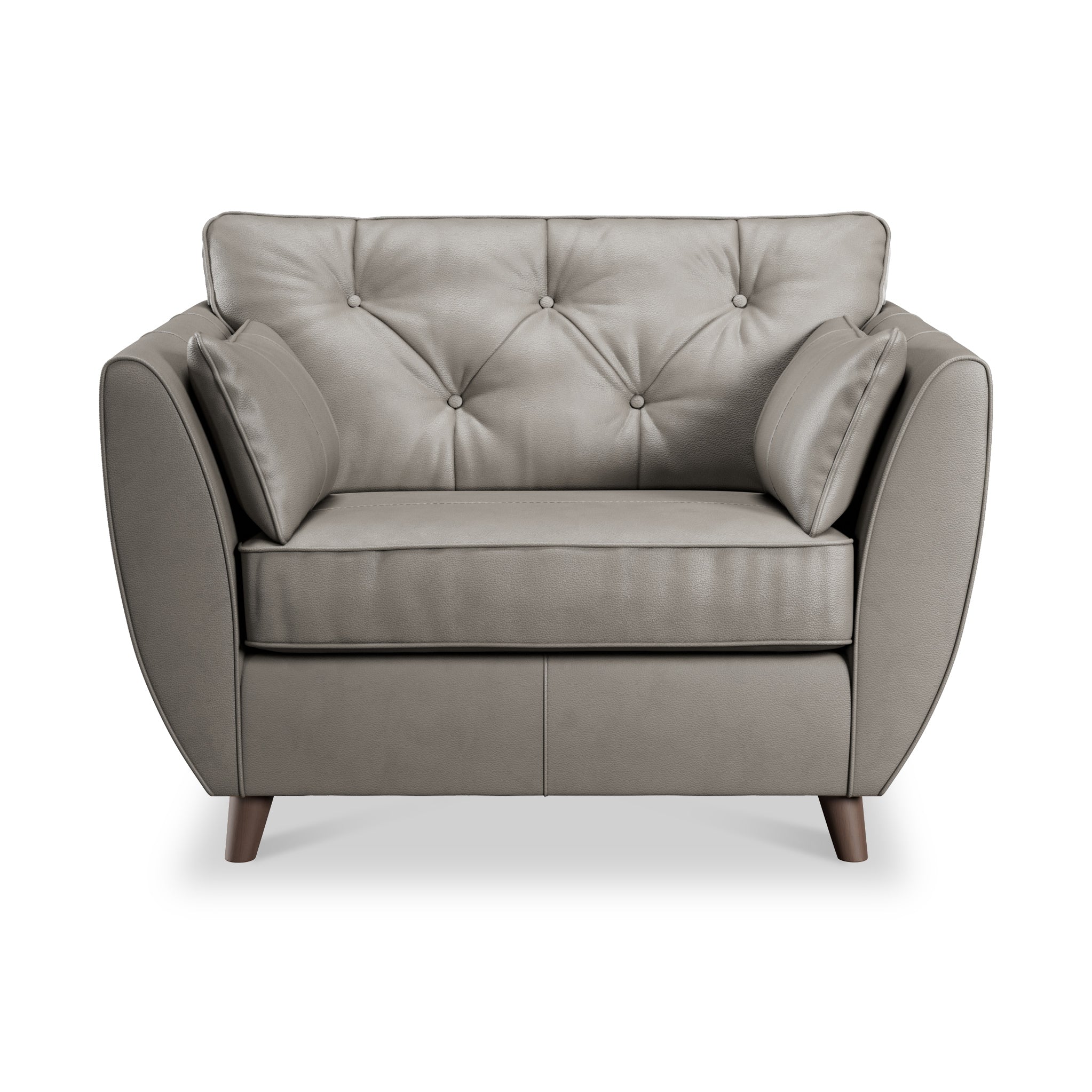 Fauteuil douillet en cuir Edison