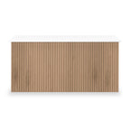 Coffre à couvertures à effet lattes Jago