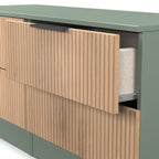 Coffre de lit Jago à lattes et 4 tiroirs