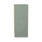 Commode profonde à 3 tiroirs effet lattes Jago