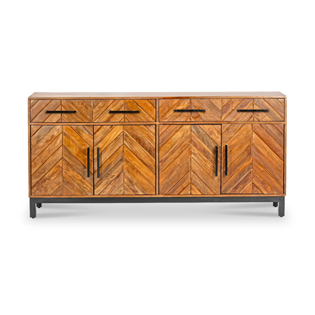 Buffet grand format en bois de manguier Loric Parquet