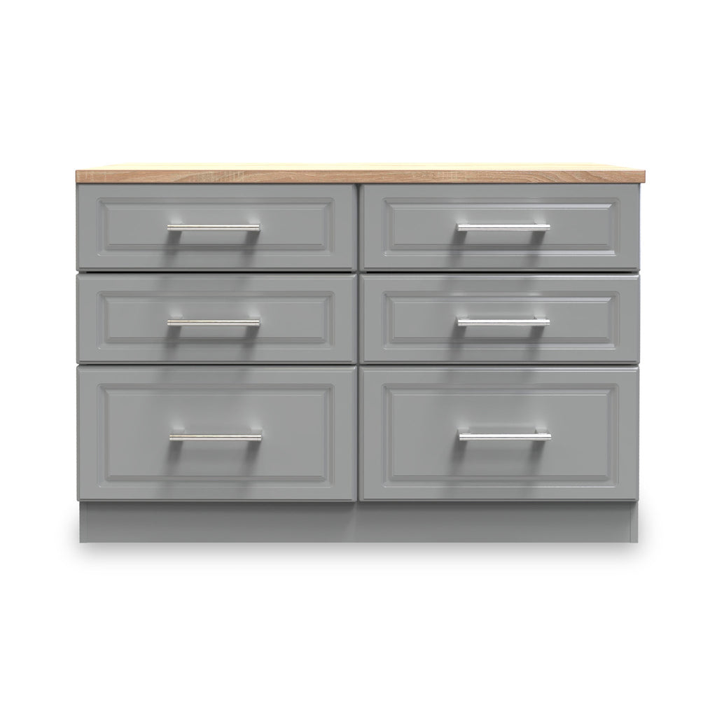 Commode large à 6 tiroirs Talland