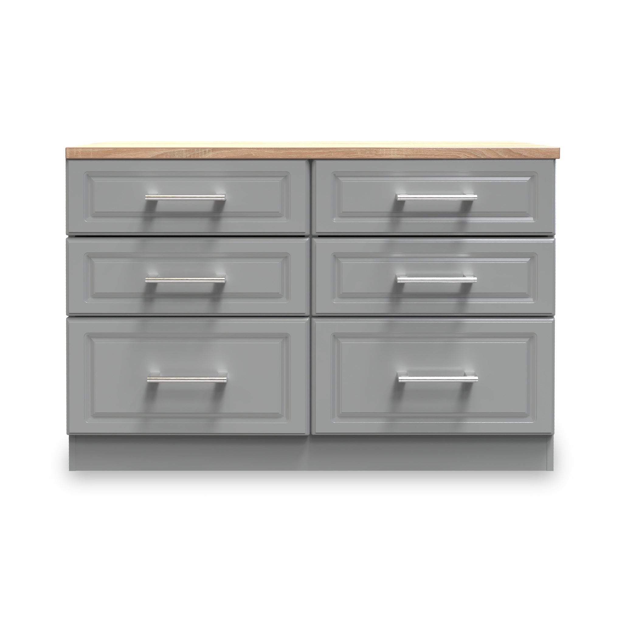 Commode large à 6 tiroirs Talland