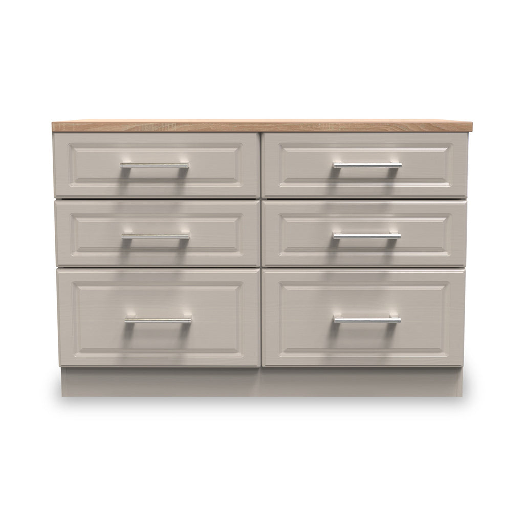 Commode large à 6 tiroirs Talland