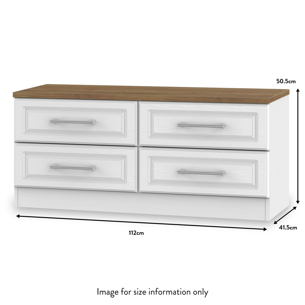 Meuble de rangement bas Talland à 4 tiroirs