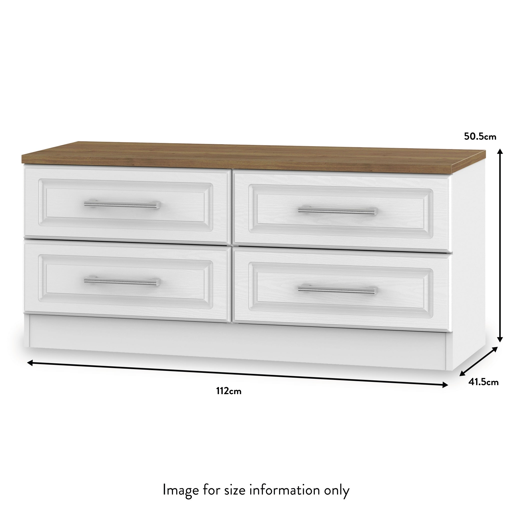 Meuble de rangement bas Talland à 4 tiroirs