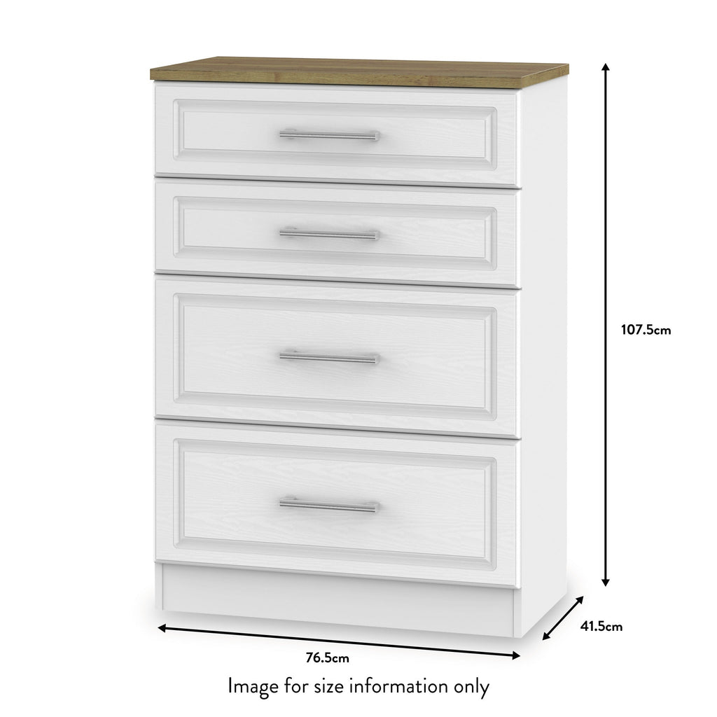 Commode profonde à 4 tiroirs Talland