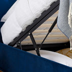 Lit ottoman en velours Kia