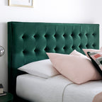 Lit ottoman en velours Kia