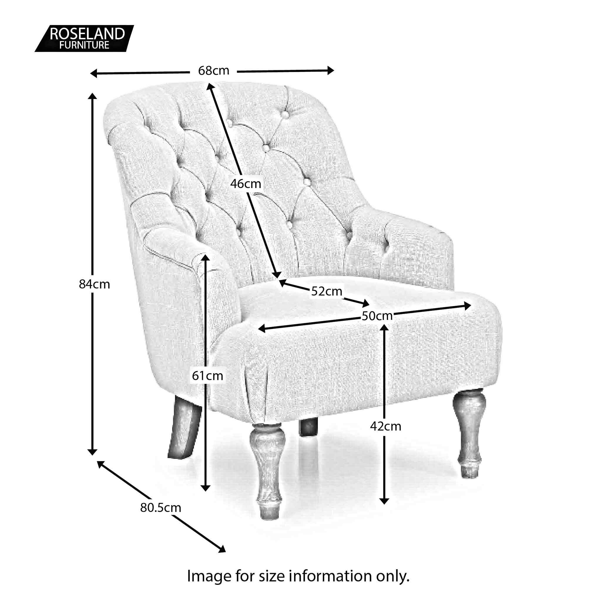 Fauteuil en lin Bianca