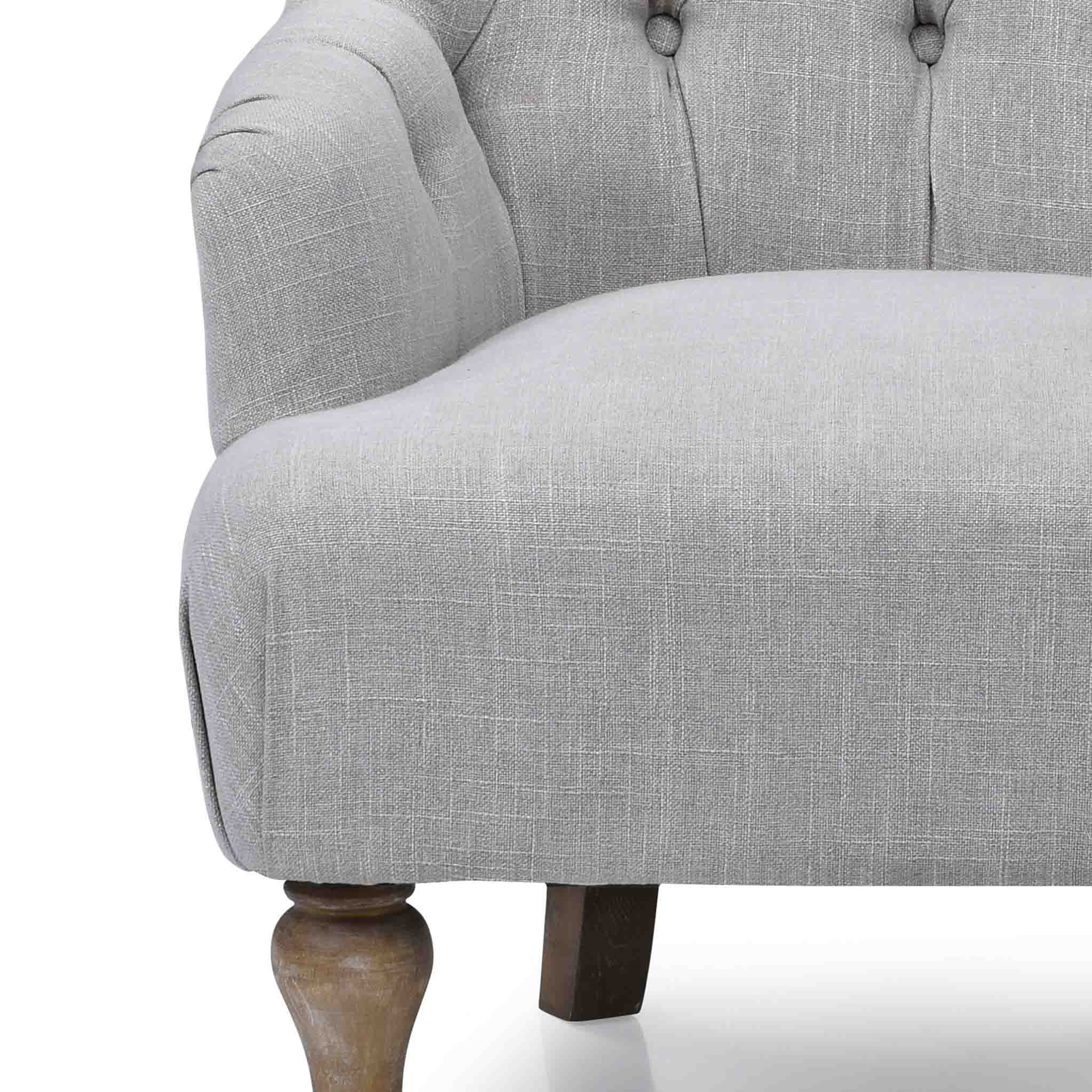 Fauteuil en lin Bianca