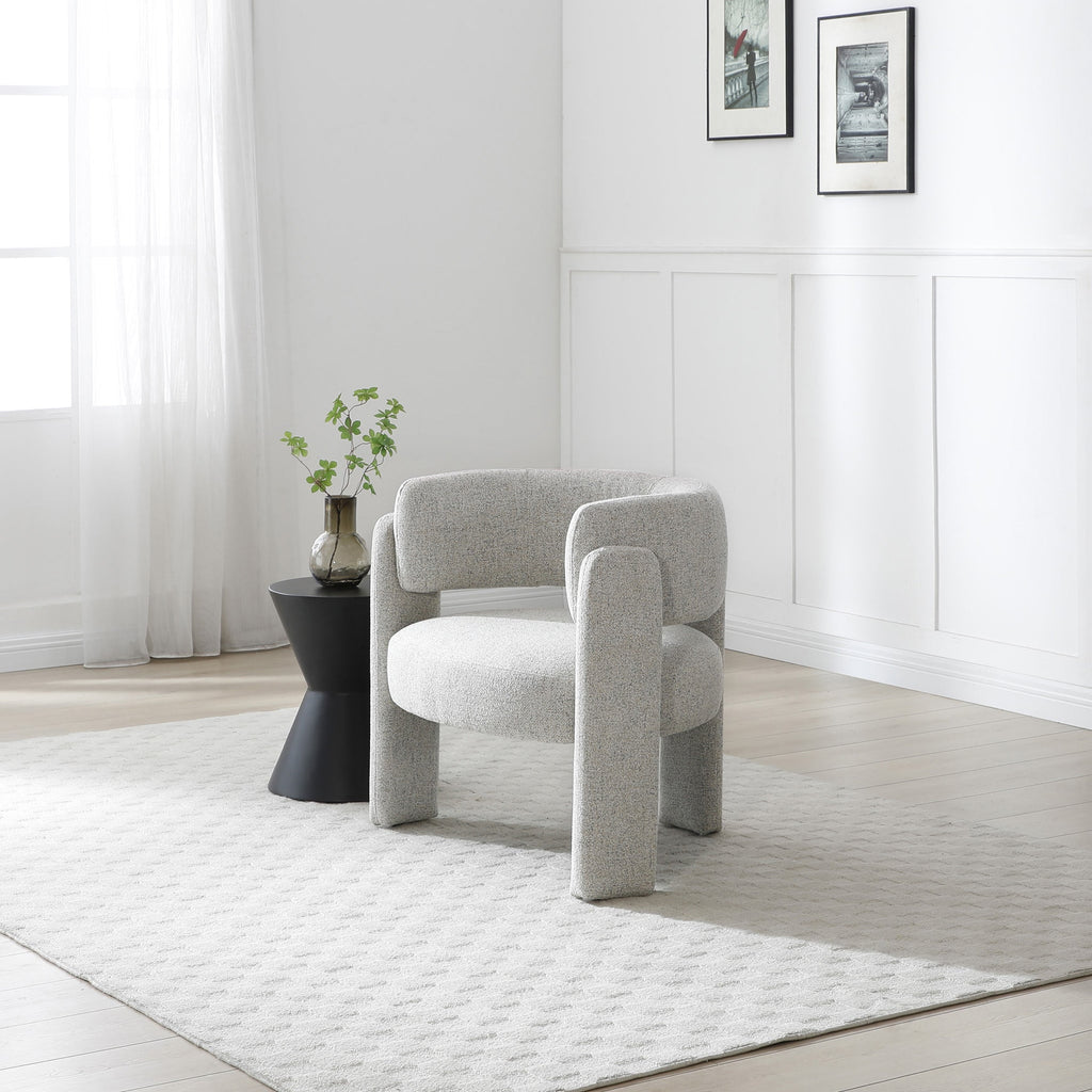 Fauteuil incurvé Lenore