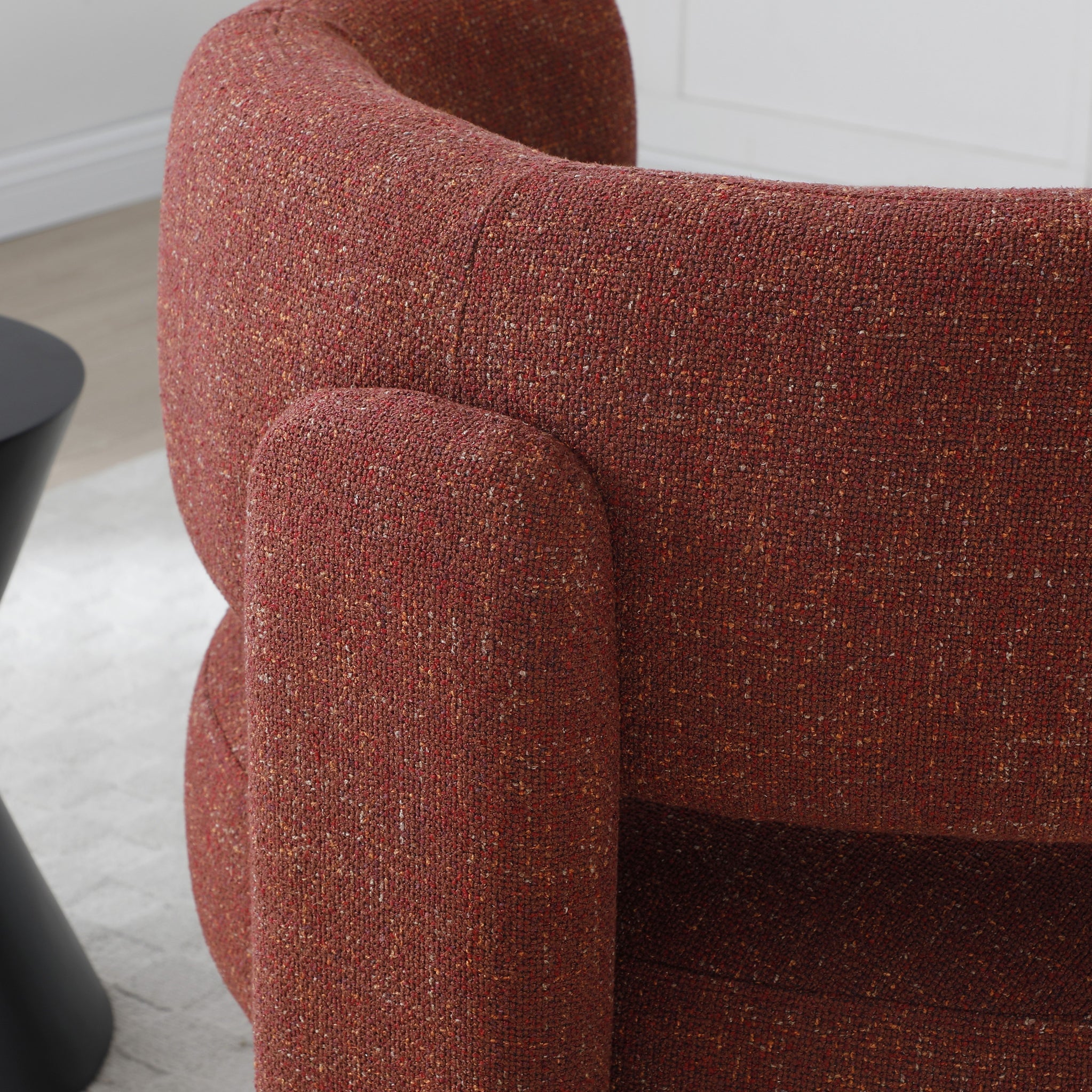 Fauteuil incurvé Lenore