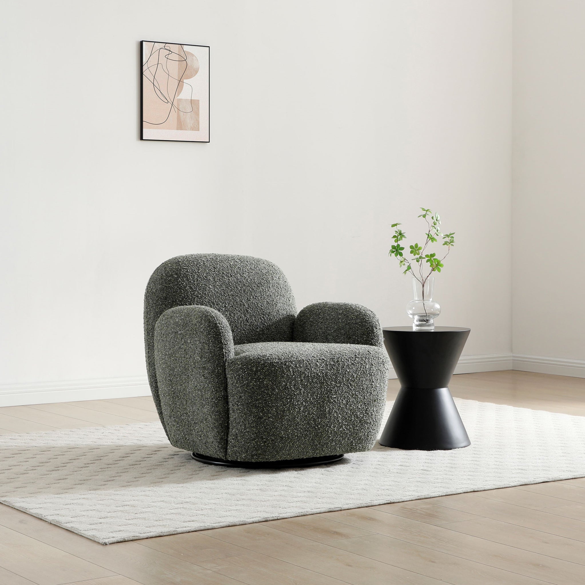 Fauteuil pivotant Portia
