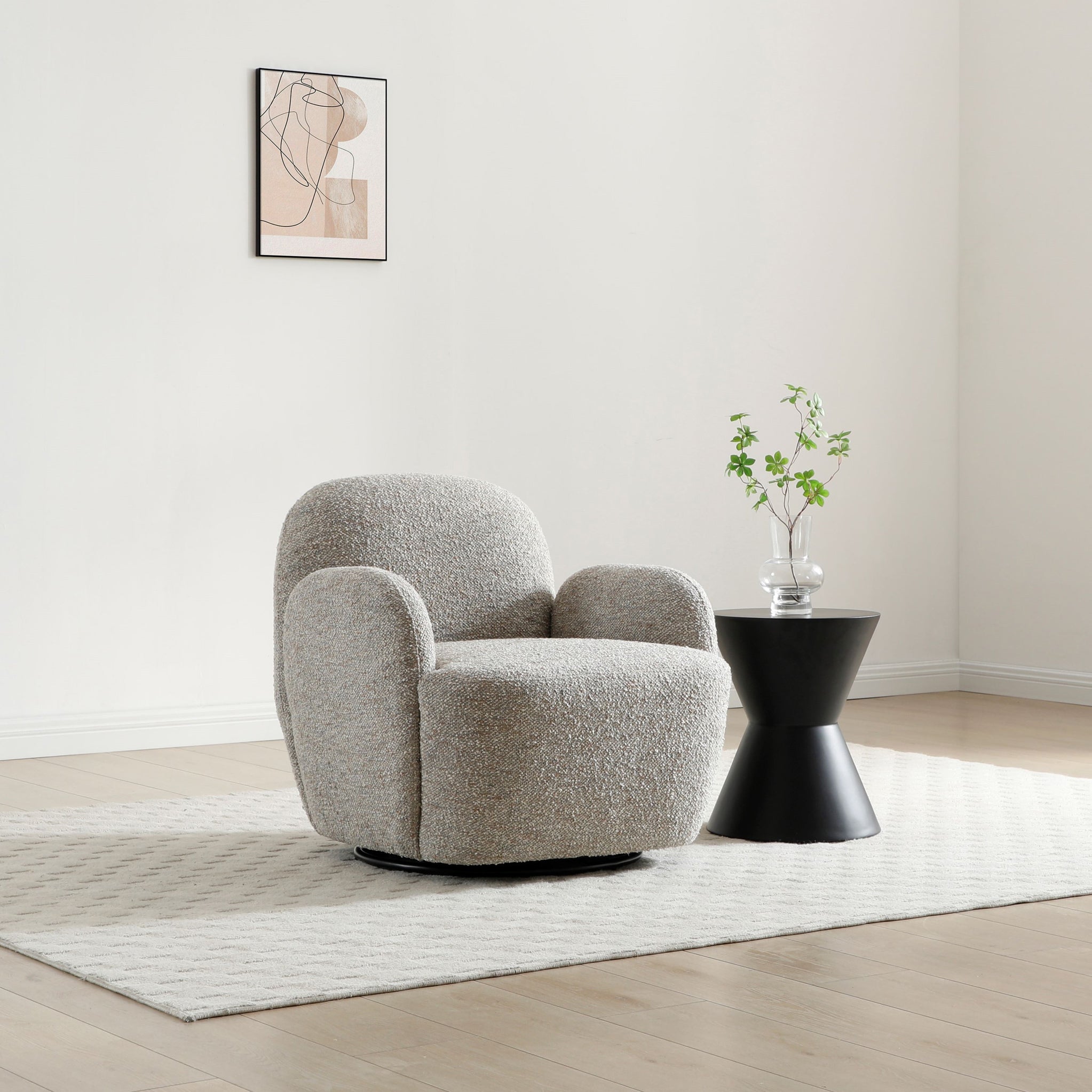 Fauteuil pivotant Portia