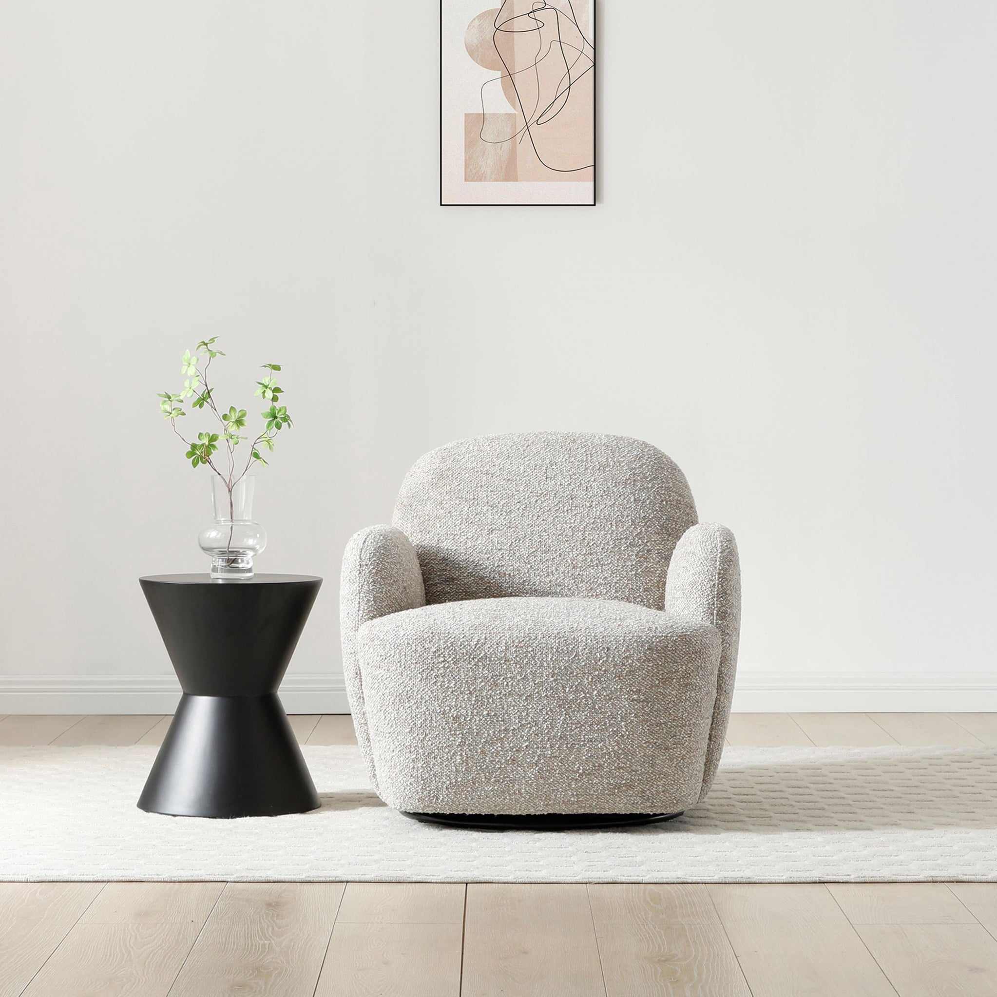 Fauteuil pivotant Portia