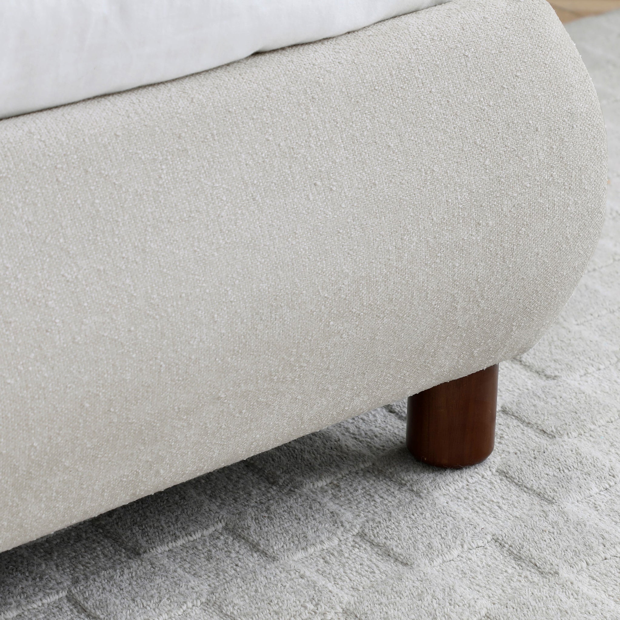 Cadre de lit rembourré Langford