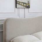 Cadre de lit Tolliver avec tête de lit incurvée