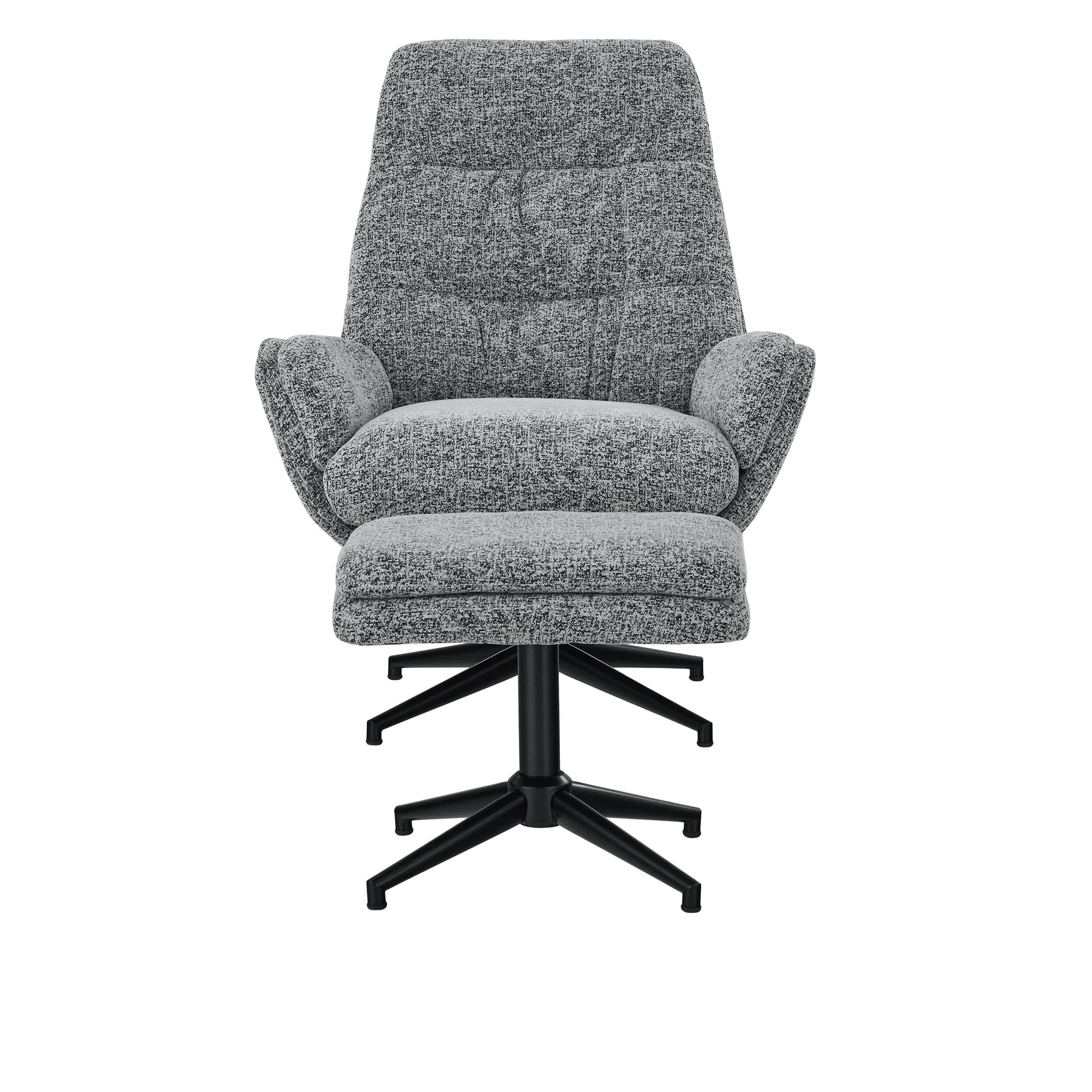 Fauteuil Otis Boucle avec repose-pieds