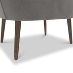 Fauteuil d'appoint en velours Hartwell