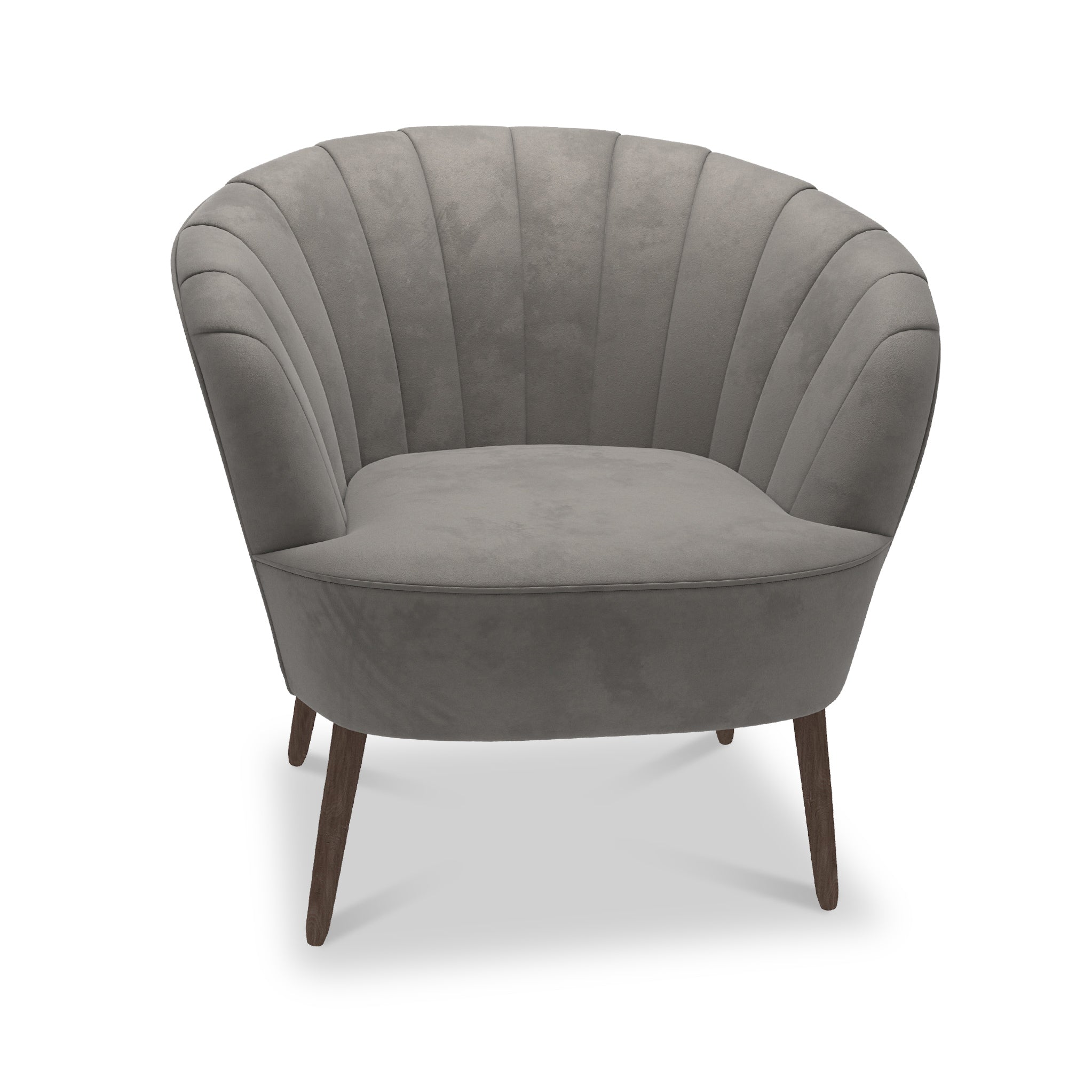 Fauteuil d'appoint en velours Hartwell