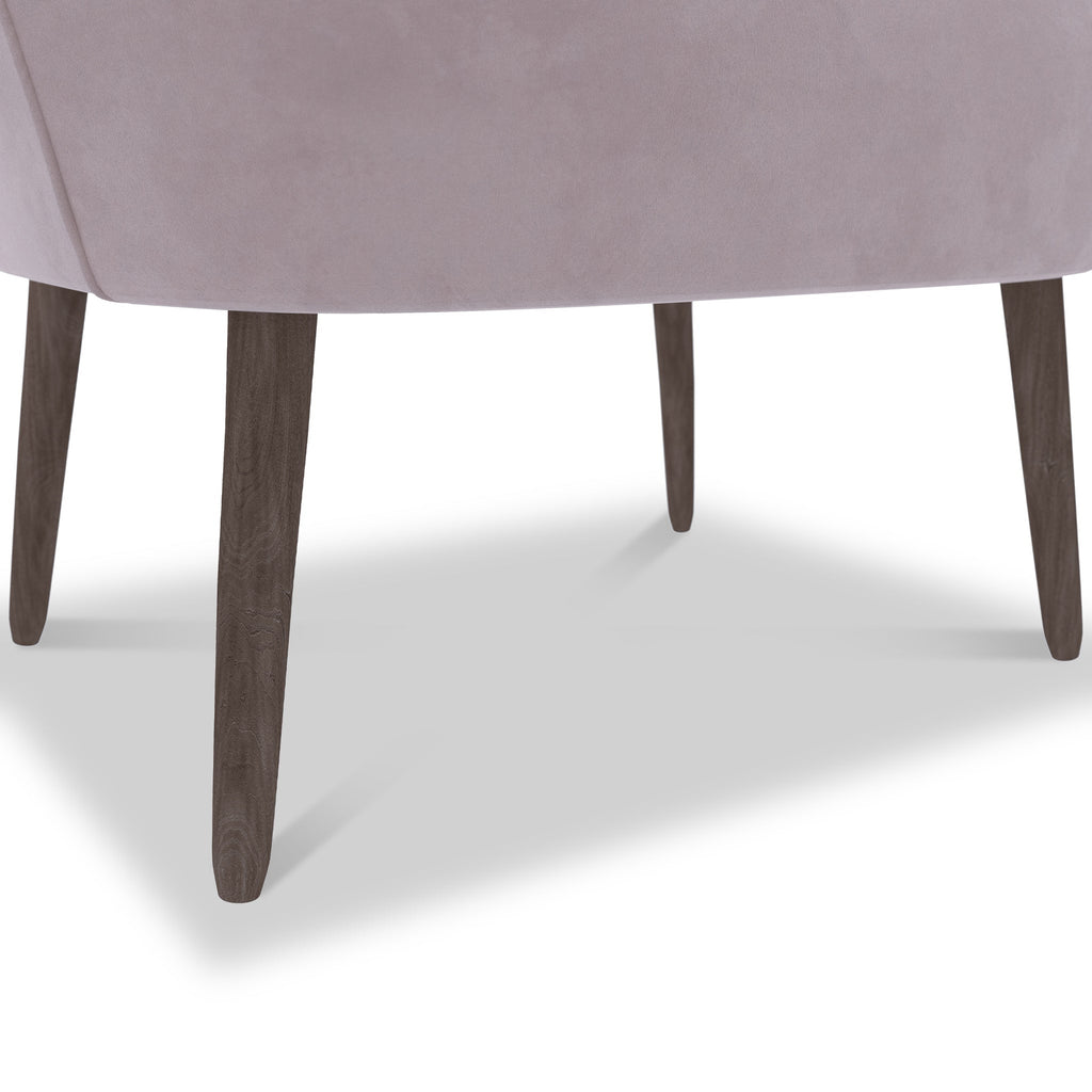 Fauteuil d'appoint en velours Hartwell