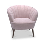 Fauteuil d'appoint en velours Hartwell