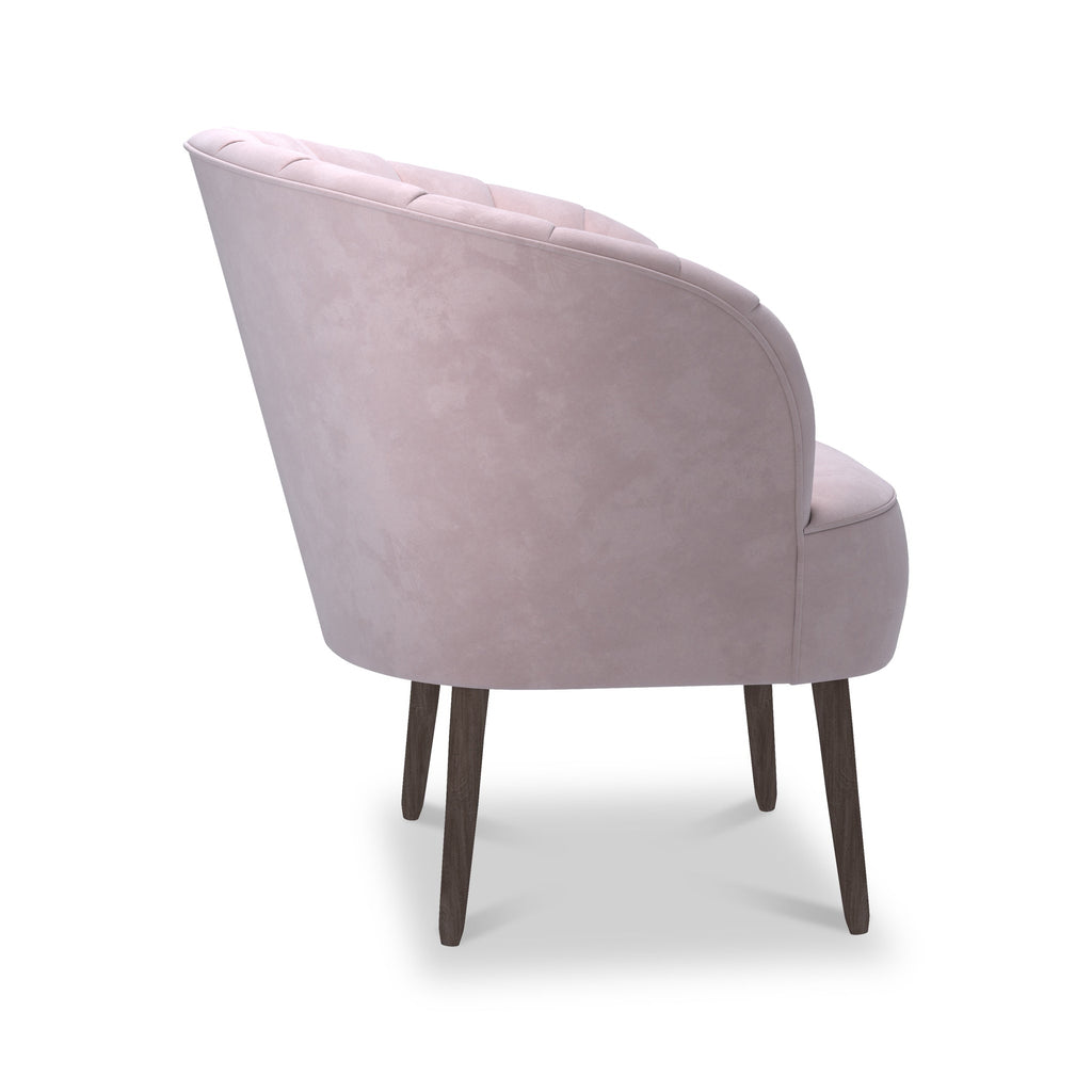 Fauteuil d'appoint en velours Hartwell