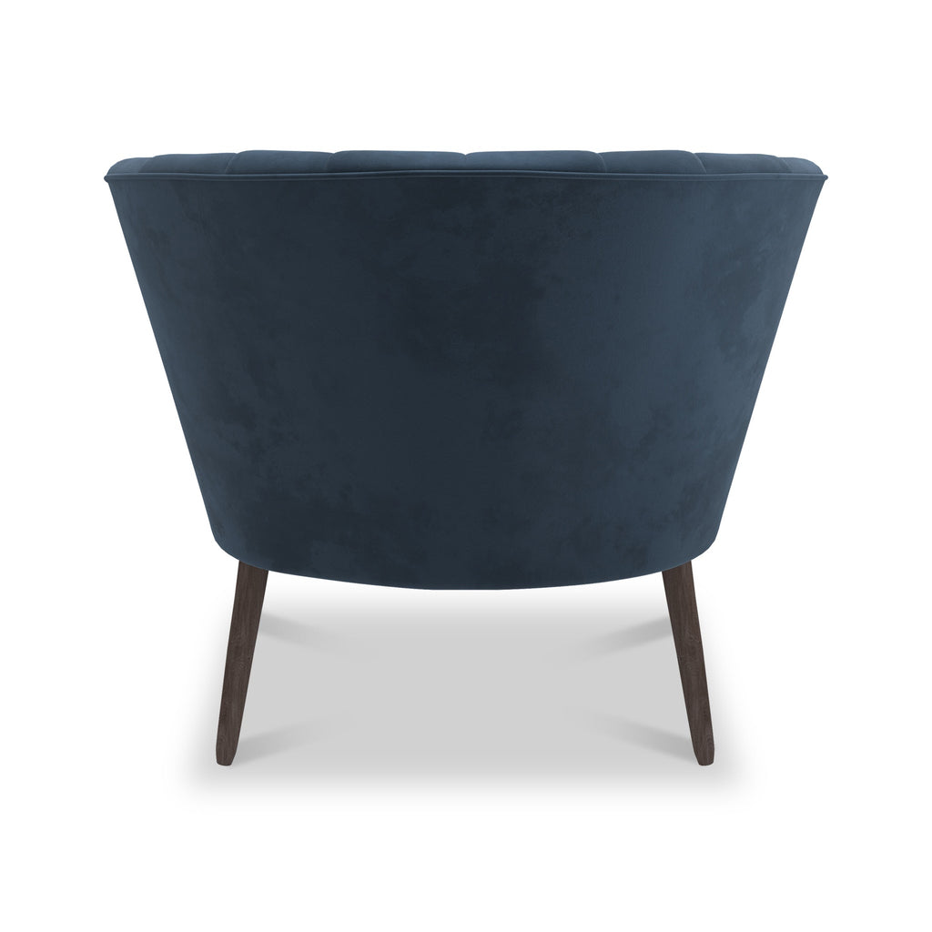 Fauteuil d'appoint en velours Hartwell