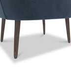 Fauteuil d'appoint en velours Hartwell