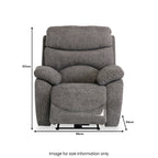 Fauteuil inclinable électrique en tissu Seville