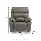 Fauteuil inclinable électrique Fraser en tissu