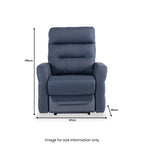 Fauteuil inclinable électrique en cuir Harlem