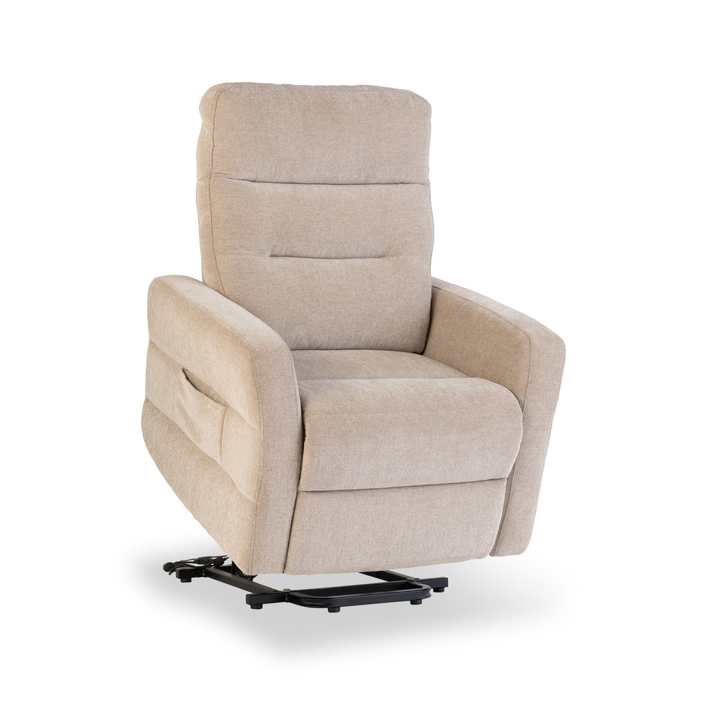 Fauteuil inclinable et relevable électrique Eldar en tissu