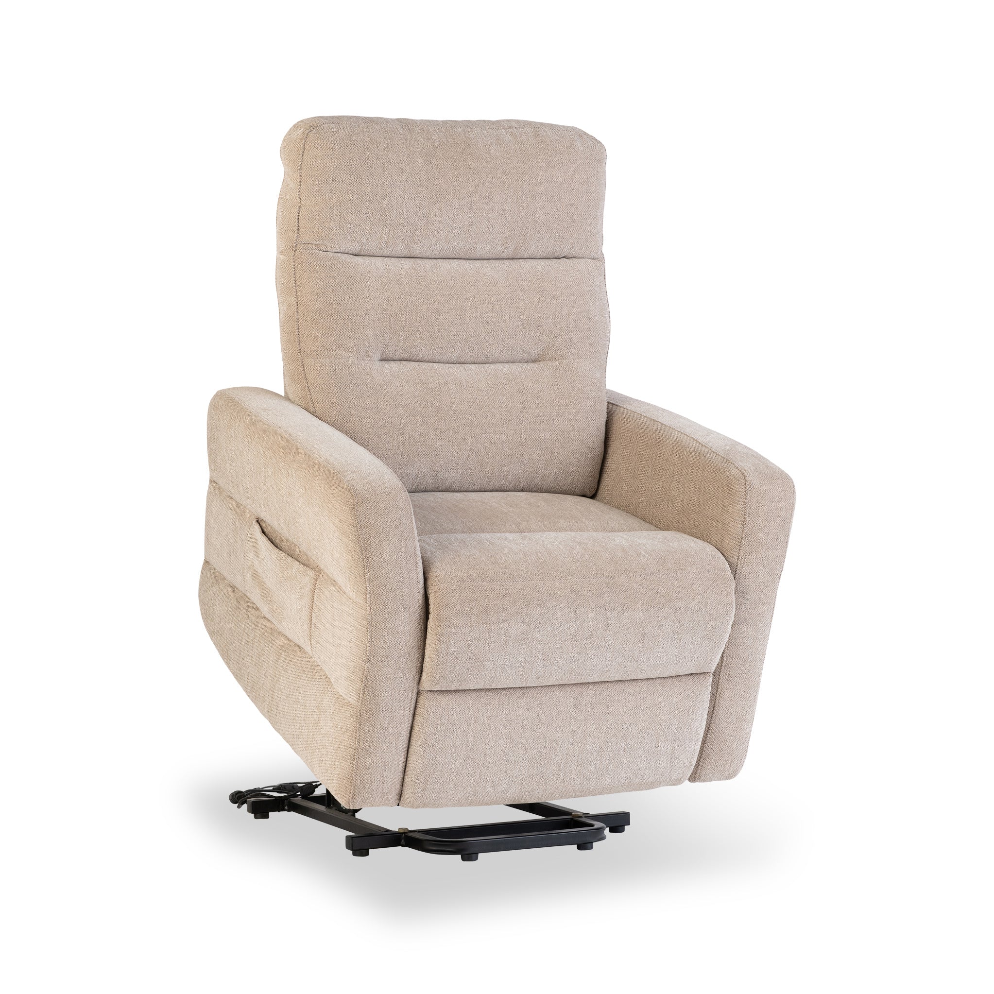 Fauteuil inclinable et relevable électrique Eldar en tissu