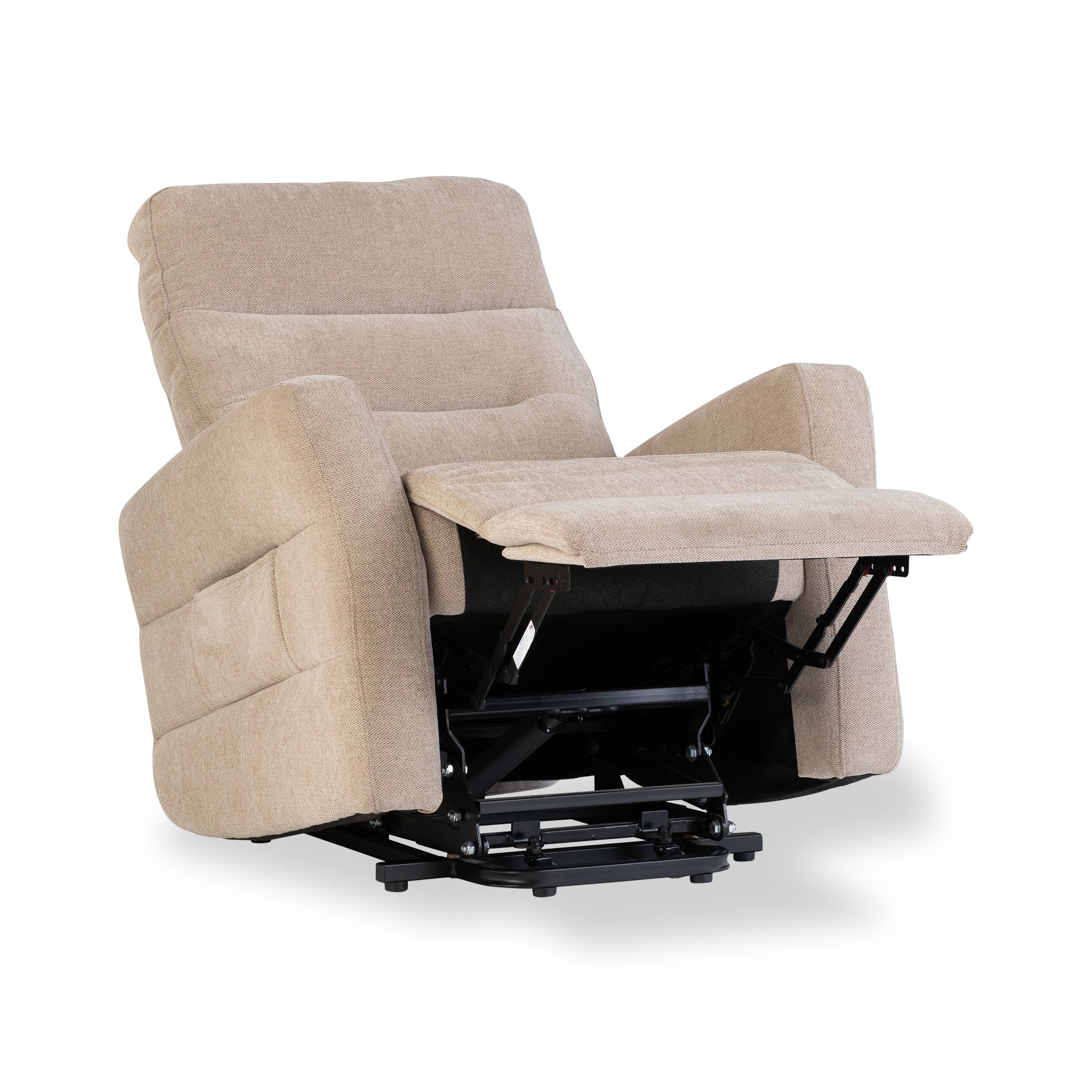 Fauteuil inclinable et relevable électrique Eldar en tissu