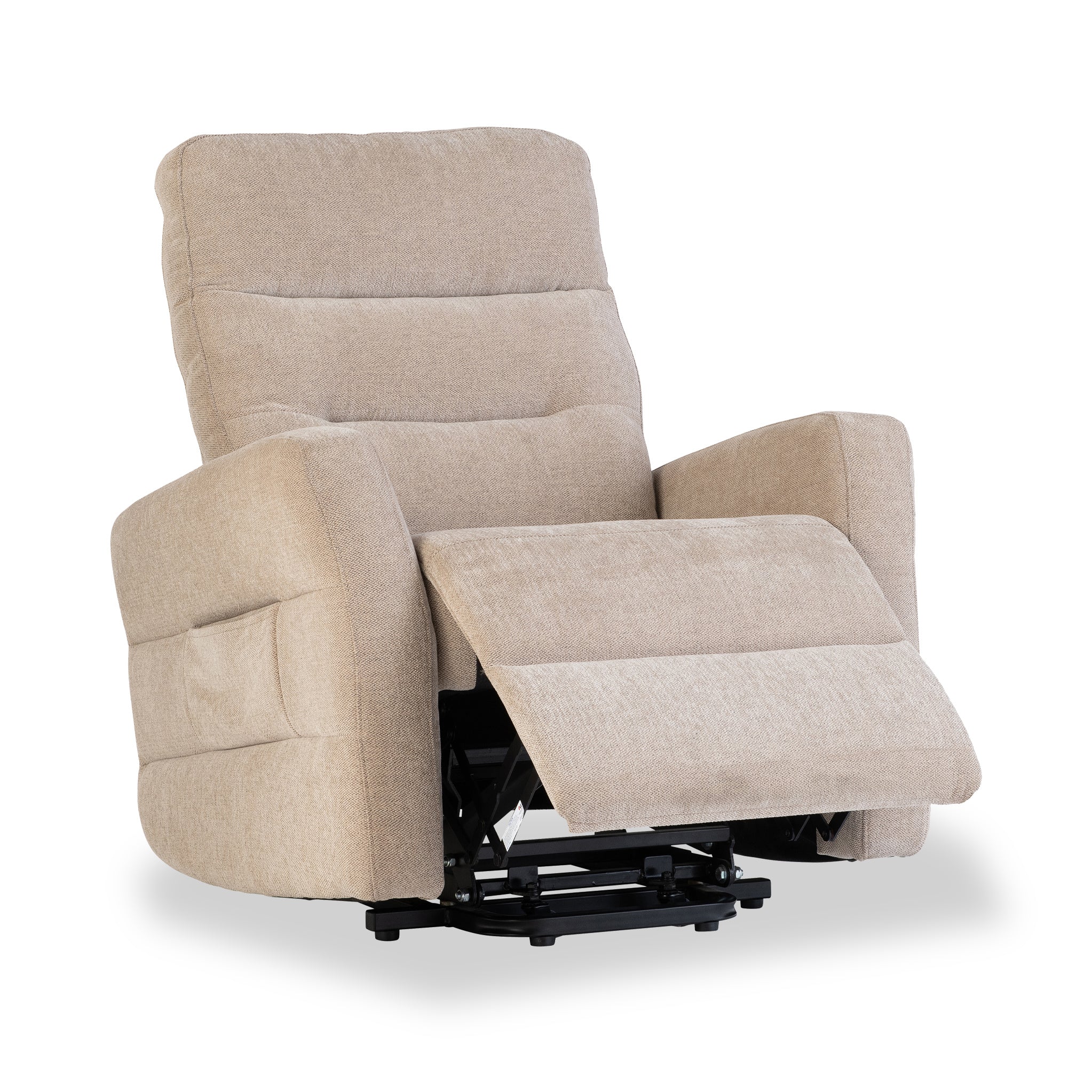 Fauteuil inclinable et relevable électrique Eldar en tissu