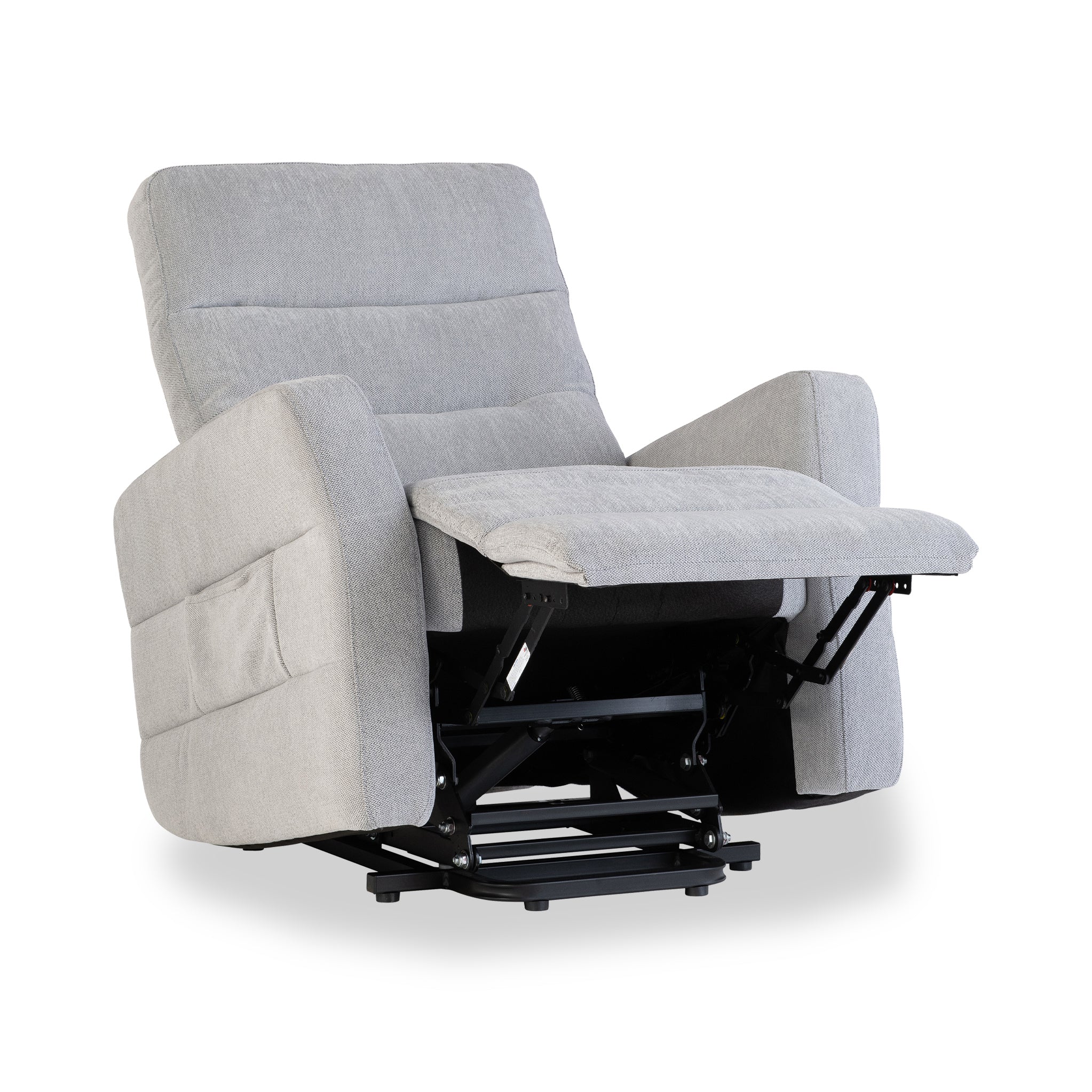 Fauteuil inclinable et relevable électrique Eldar en tissu