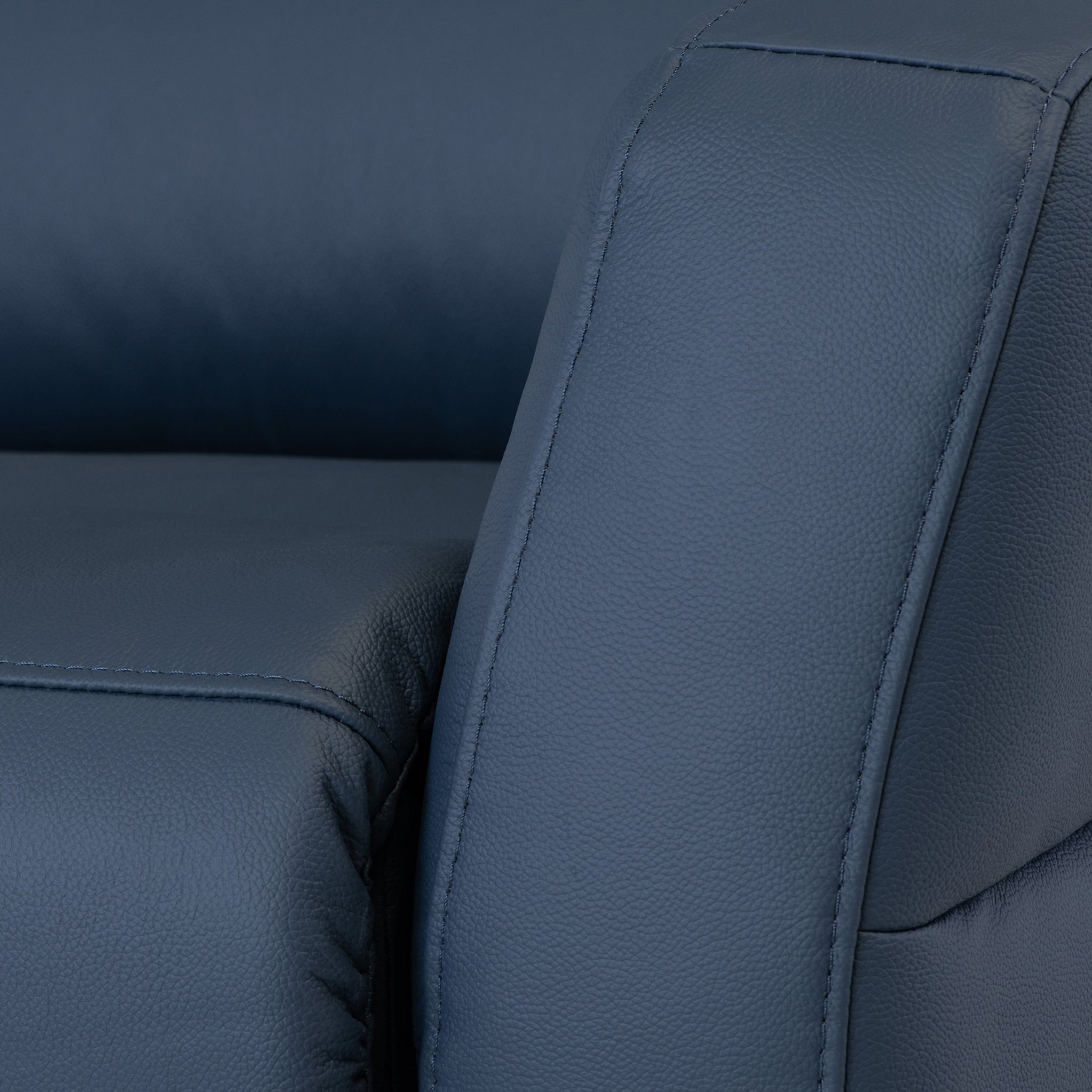 Fauteuil inclinable électrique en cuir Harlem