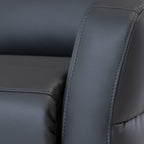 Fauteuil inclinable électrique en cuir Harlem