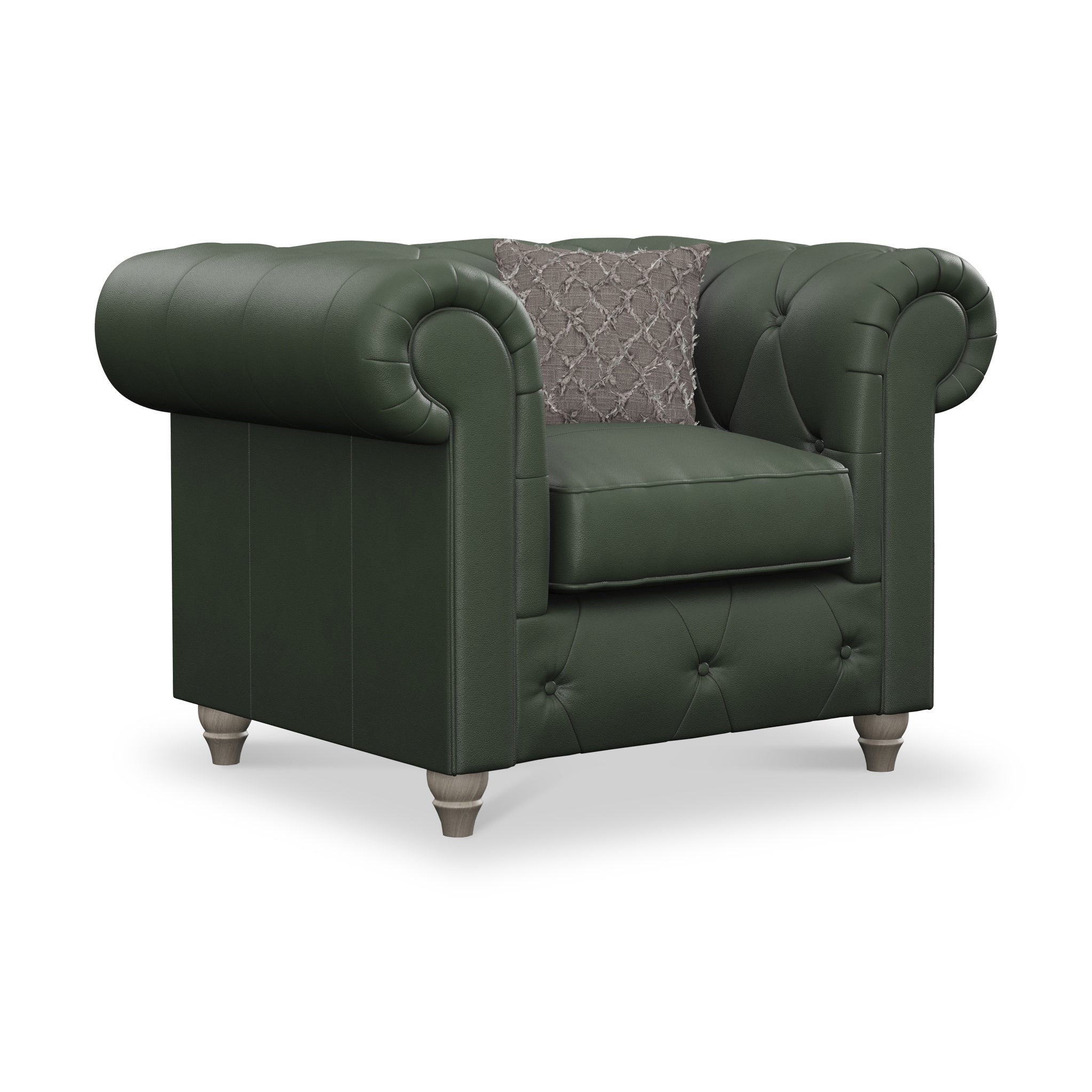 Fauteuil en cuir Everett