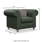 Fauteuil en cuir Everett