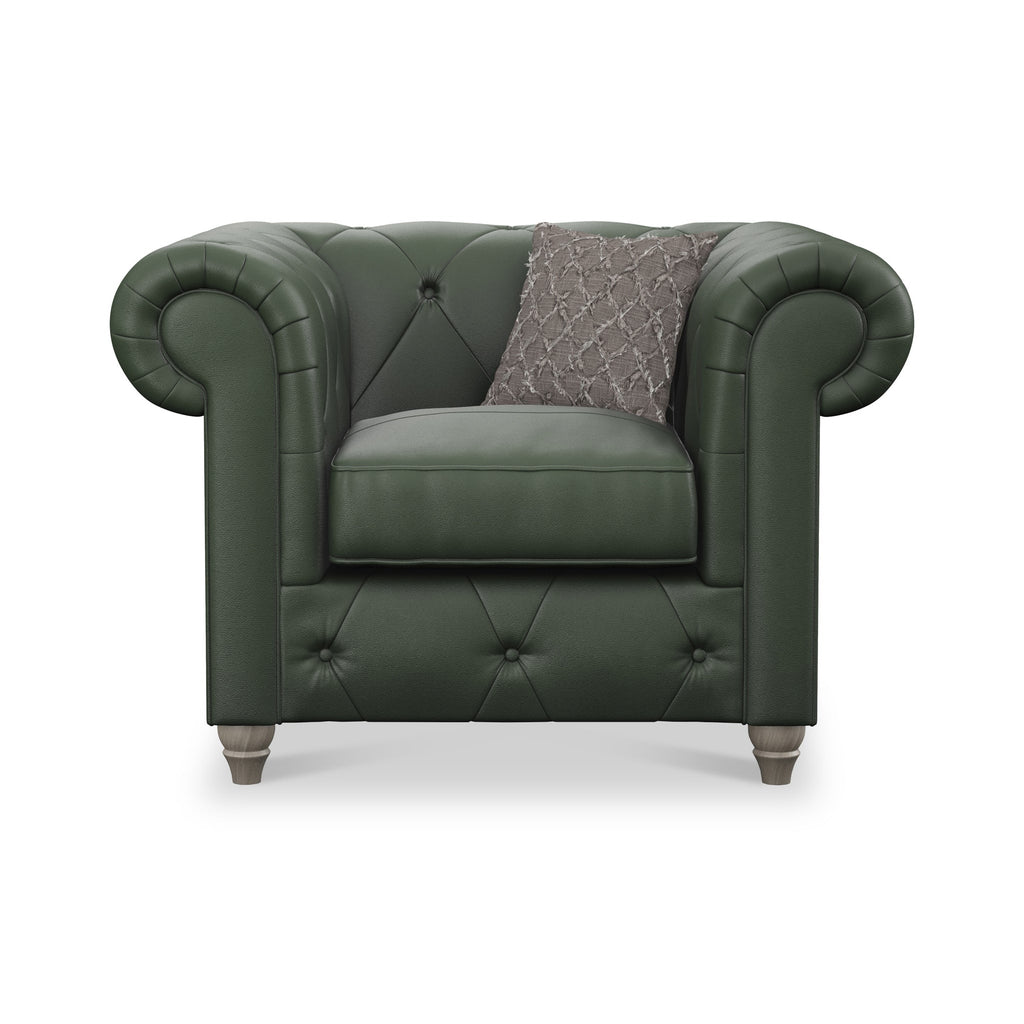 Fauteuil en cuir Everett