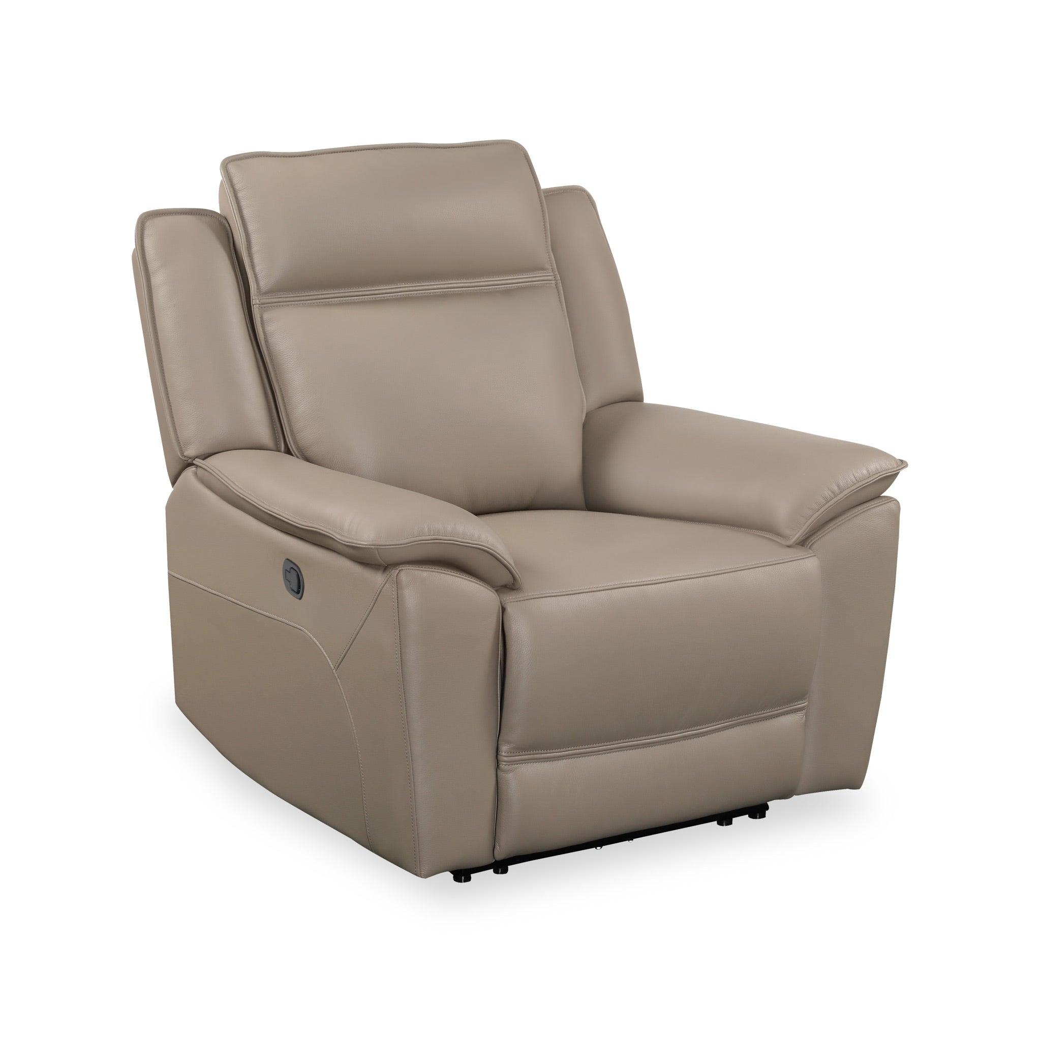 Fauteuil inclinable en cuir Alden