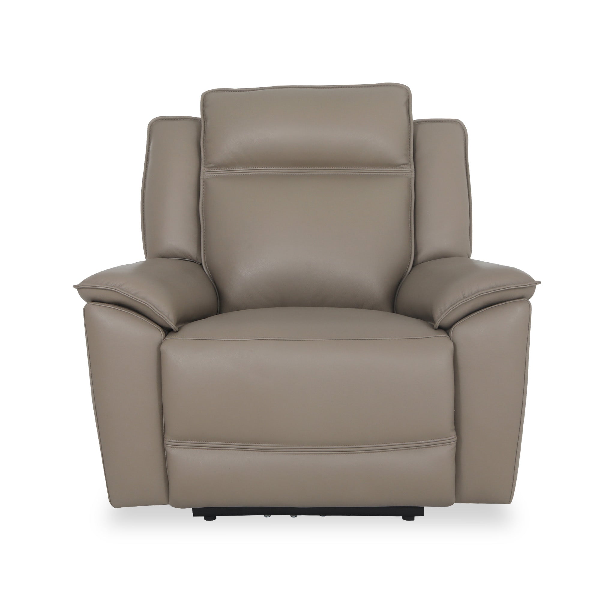Fauteuil inclinable en cuir Alden