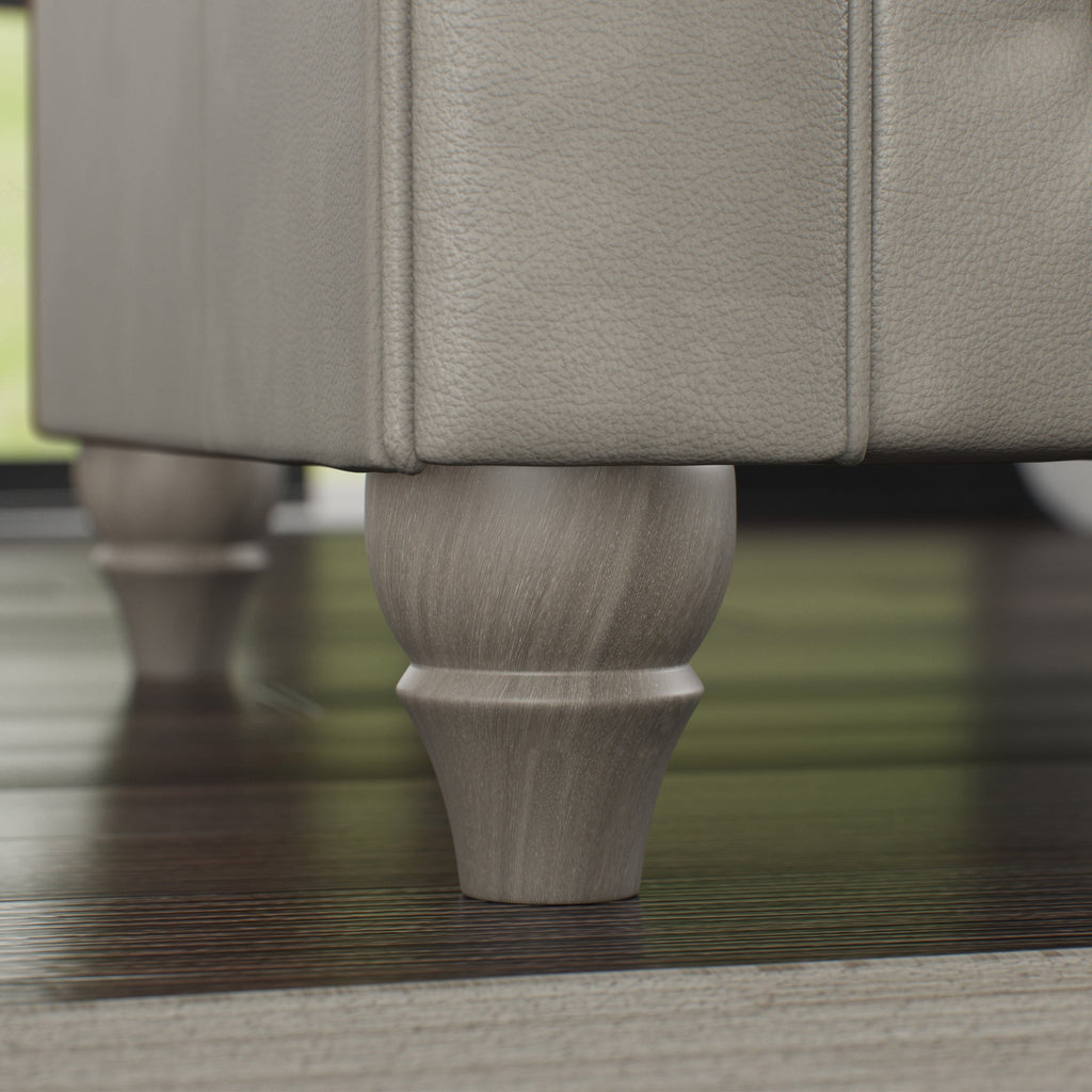 Fauteuil en cuir Everett